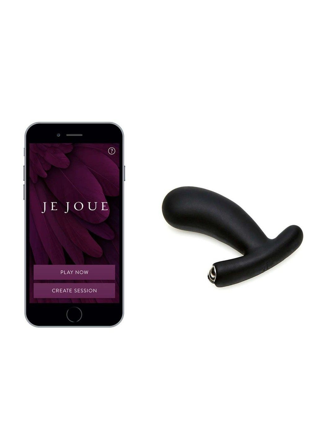 Смарт массажер простаты NUO Black с двумя моторами и глубокой вибрацией вибратор для мужчин Je Joue (298474022)