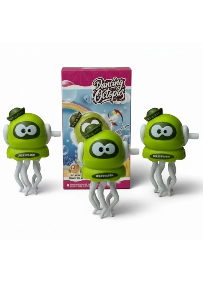 Комплект интерактивных игрушек Dancing Octopus Танцующий Осьминог 11 см 3 шт зеленый (2104618773) No Brand (367056663)