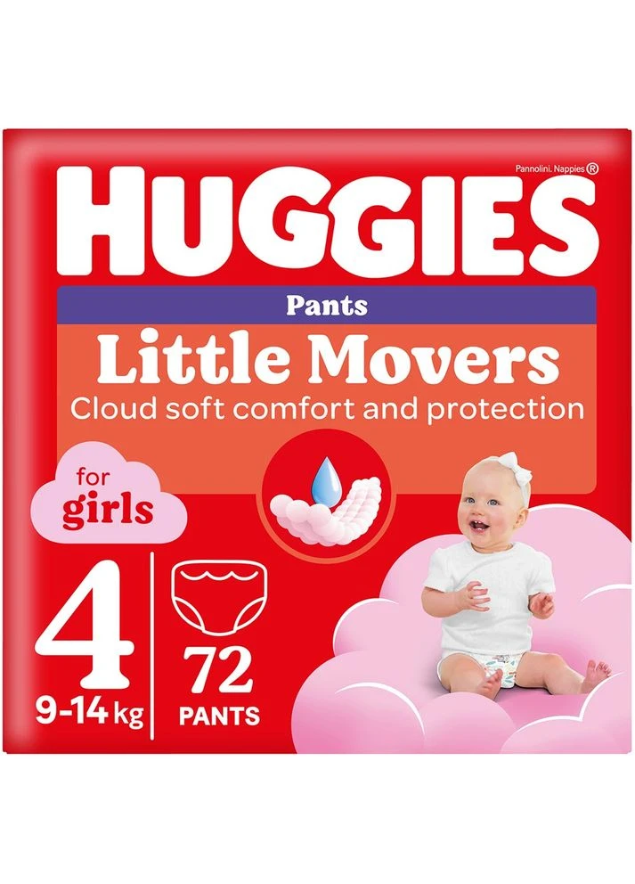 Подгузники-трусики Pant Box 9-14 кг для девочек 72 шт (5029053564098) Huggies (307425256)