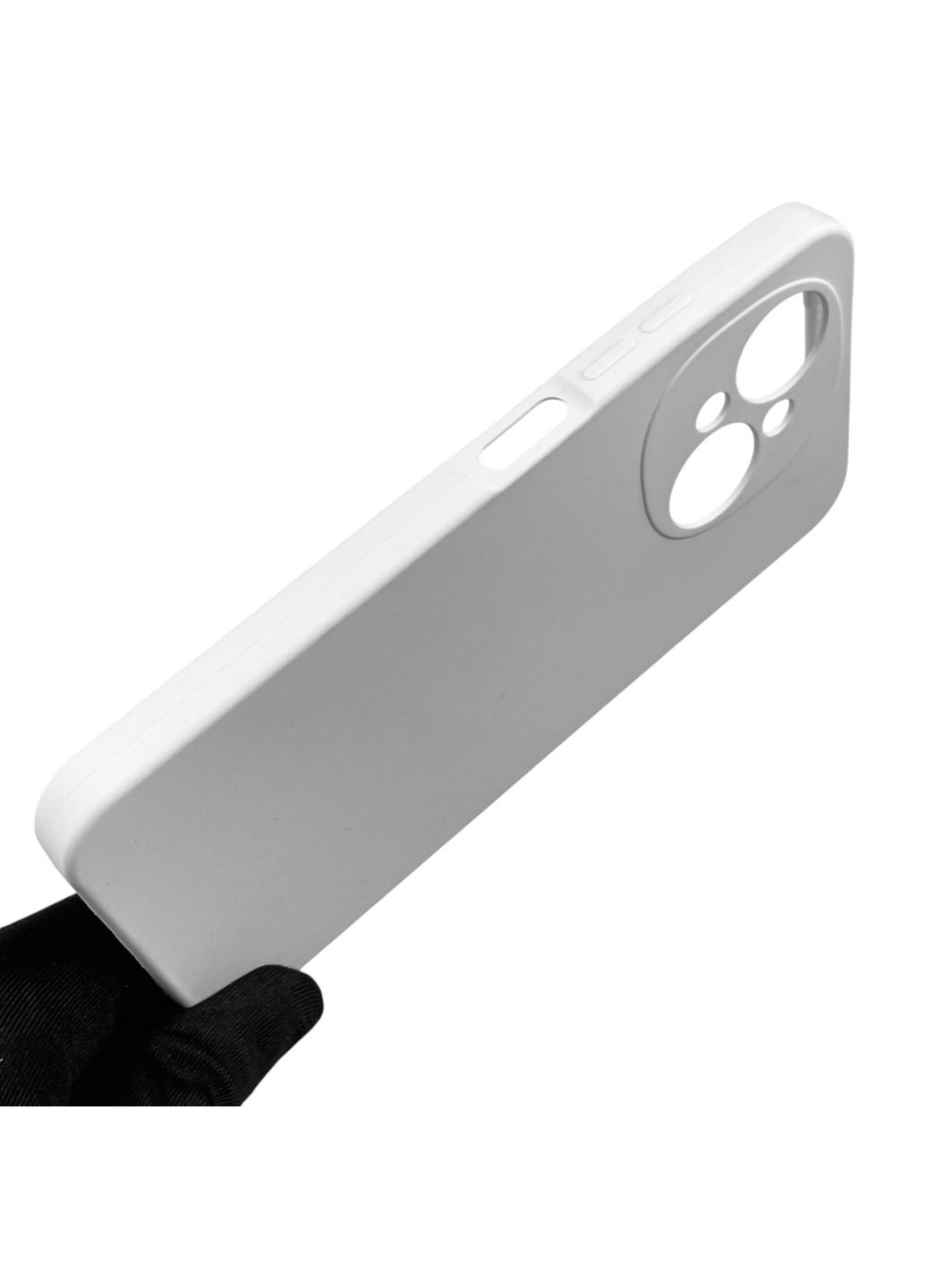 Чохол для Spark Go 2025 (KL4) силіконовий з мікрофіброю нековзний на техно спарк го 2025 білий Tecno (366388707)