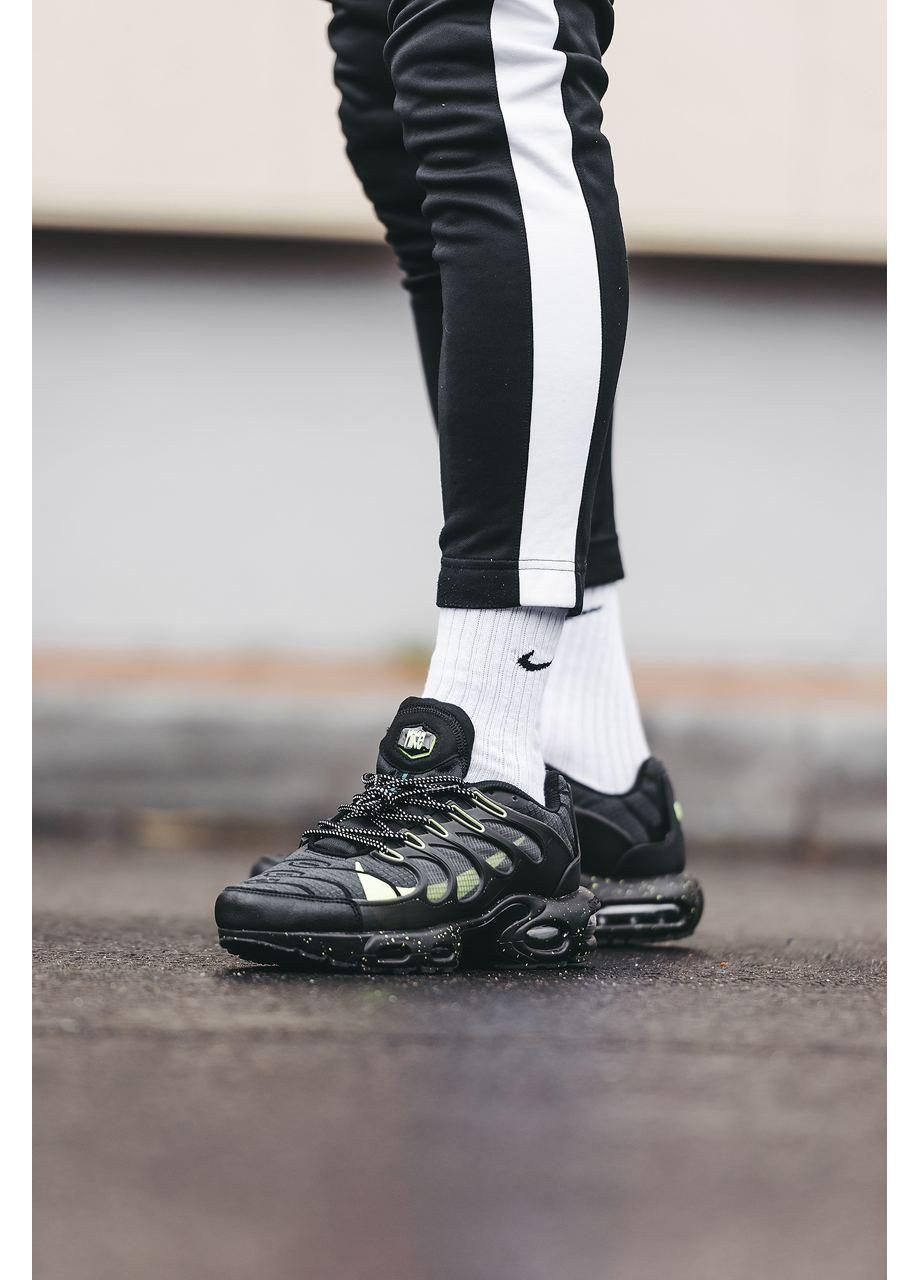 КРОСІВКИ ЖІНОЧІ NIKE AIR MAX TERRASPACE BLACK GREEN НАЙК АІР МАКС ТН ПЛЮС No Brand сірі демісезони (368855970)