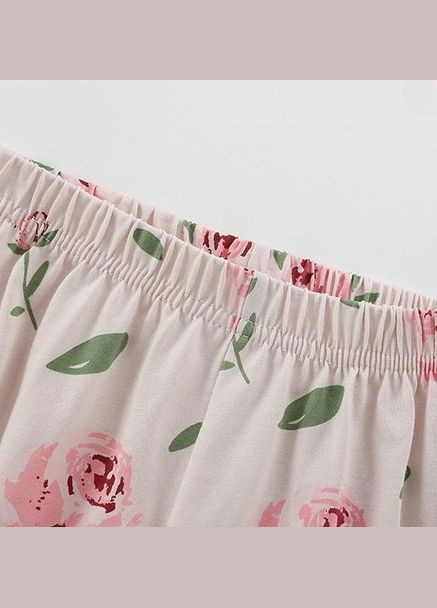 Рожева дитяча літня піжама для дівчинки 10160 9 рожевий Malwee