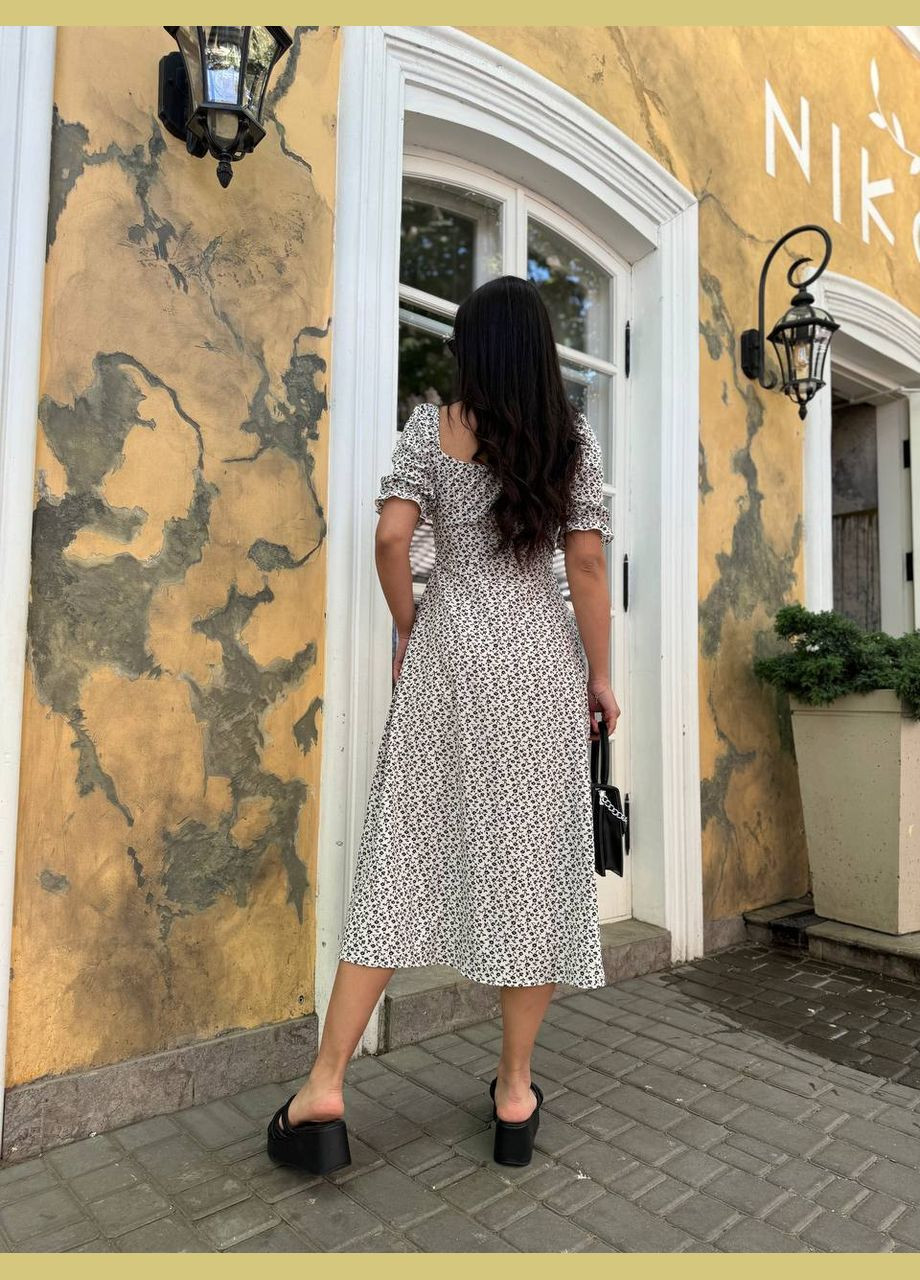 Белое праздничный, деловое, повседневный, кэжуал, вечернее платье женское No Brand однотонное