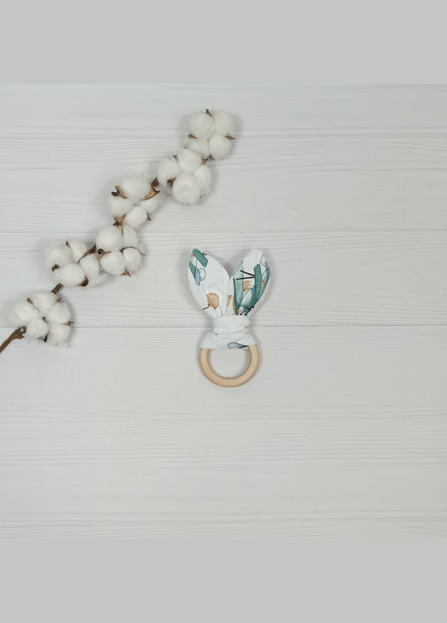 Комфортер Ведмедик і Еко гризунок Шурхітливі вушка a.l.babybox Політ звірів М'ятний No Brand (315488044)