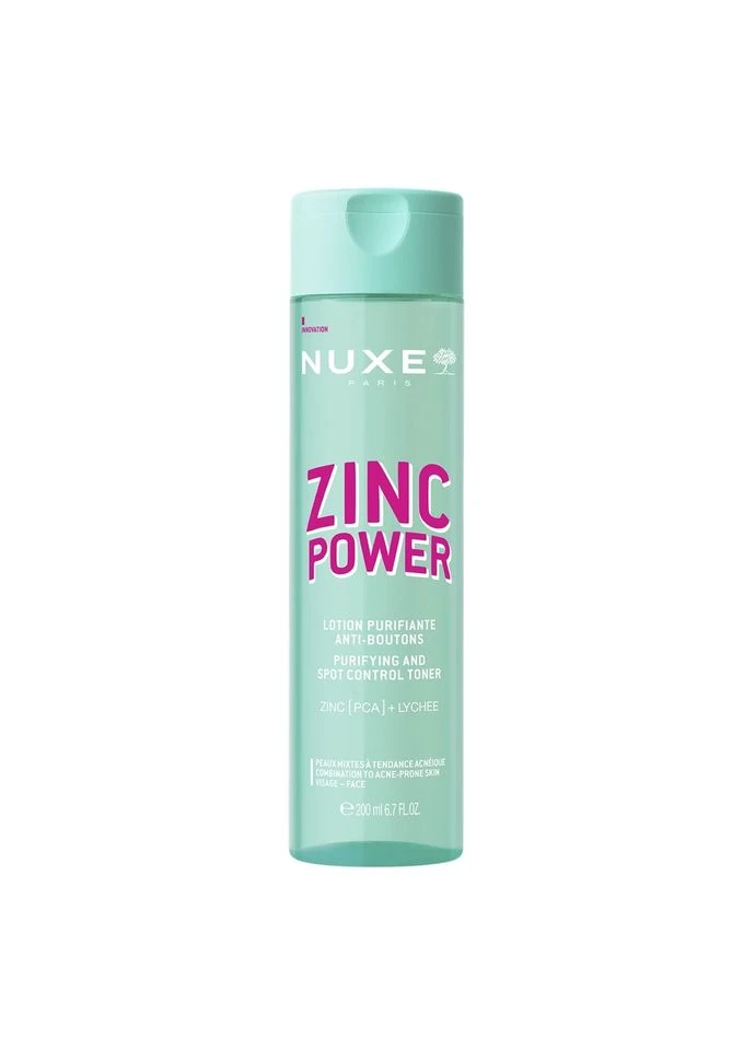 Нюкс Цинк Пауэр Лосьон очищающий для кожи склонной к акне Zinc power Purifying spot control toner, 200 мл Nuxe (387656456)