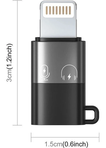 Адаптер AC-029 Type-C – Lightning charger-audio XoKo (379782436)