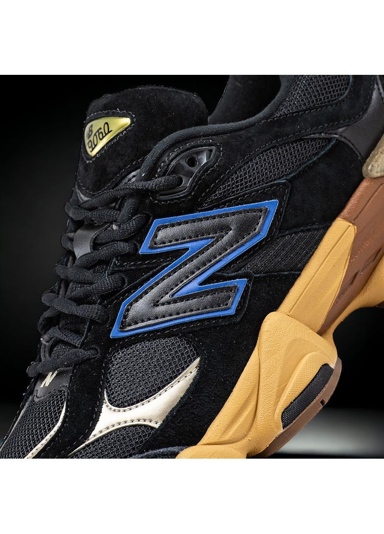 Черные зимние кроссовки мужские new balance 9060 black royal gum нью беланс 9060 No Brand