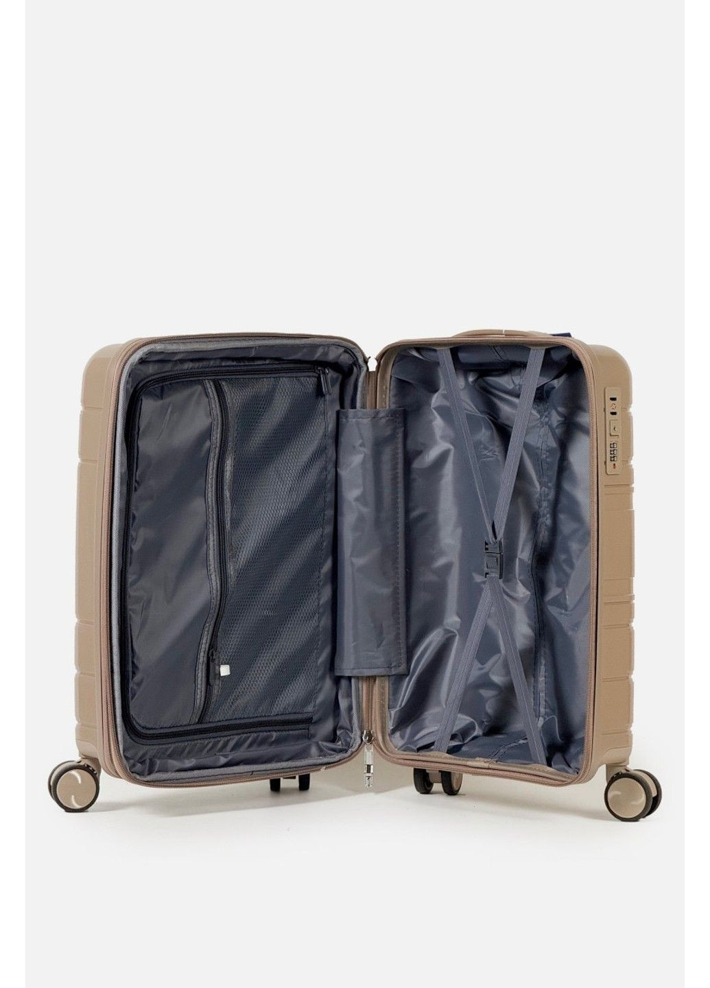 Маленький пластиковый чемодан ручная кладь 606-3-KHA Tourist (354704082)