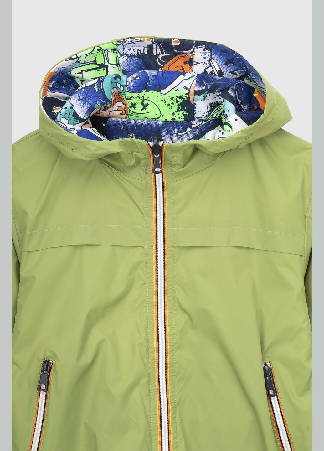 Зелена демісезонна вітровка No Brand