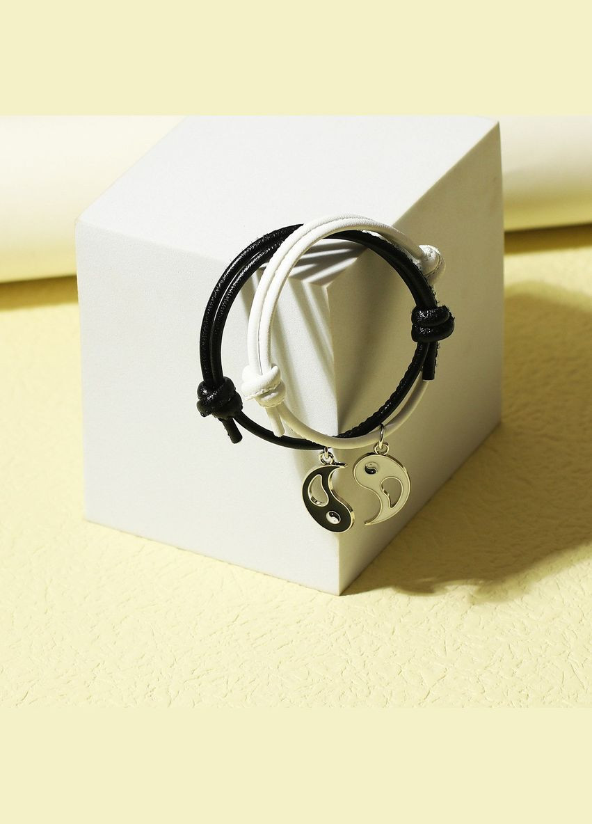 Парні браслети для друзів на руку зі східною тематикою Інь-Янь з довжиною від 14 до 30 см No Brand (323652799)