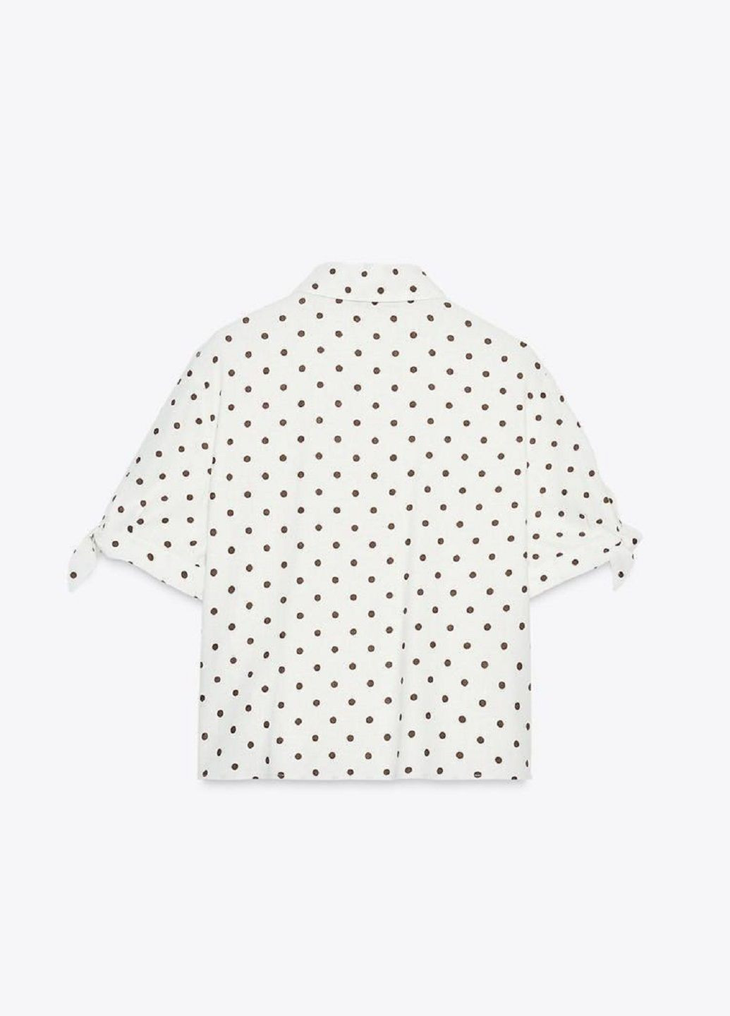 Цветная повседневный рубашка в горошек Zara