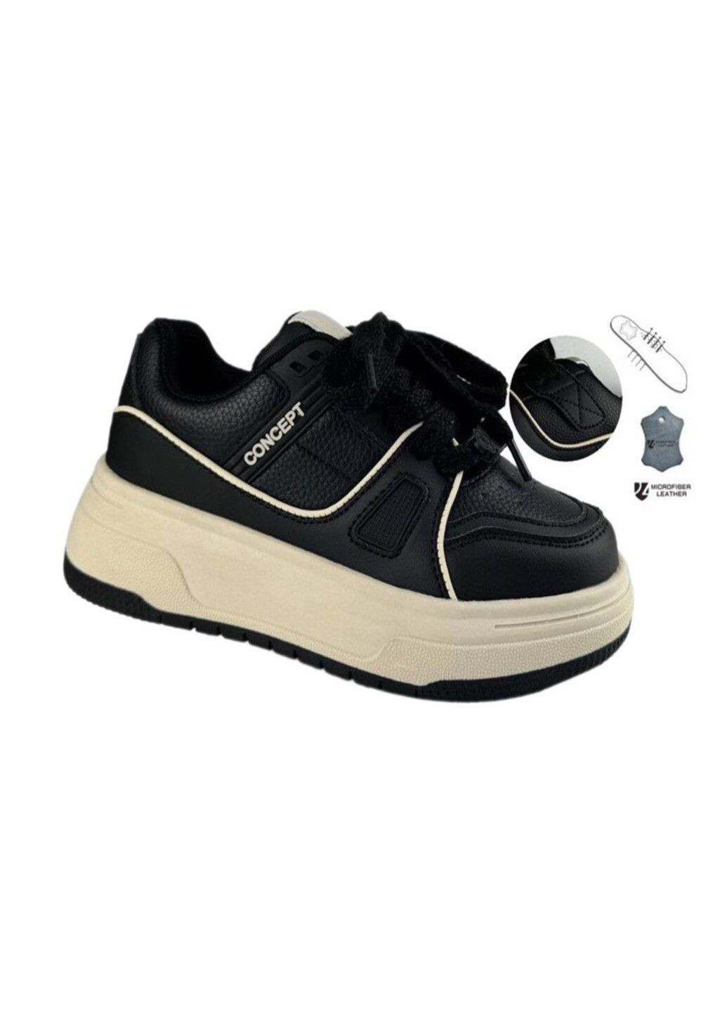 Черные демисезонные демисезонные кроссовки для девочки. Jong Golf