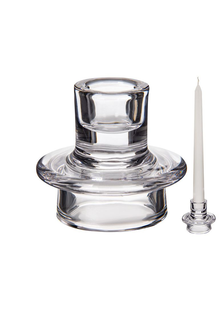 Підсвічник 7 см скляний Lefard (324266052)
