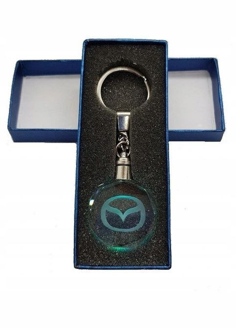 Брелок автомобільний на ключі МАЗДА авто брелок з логотипом Mazda з підсвіткою (232323244) GF (333707627)