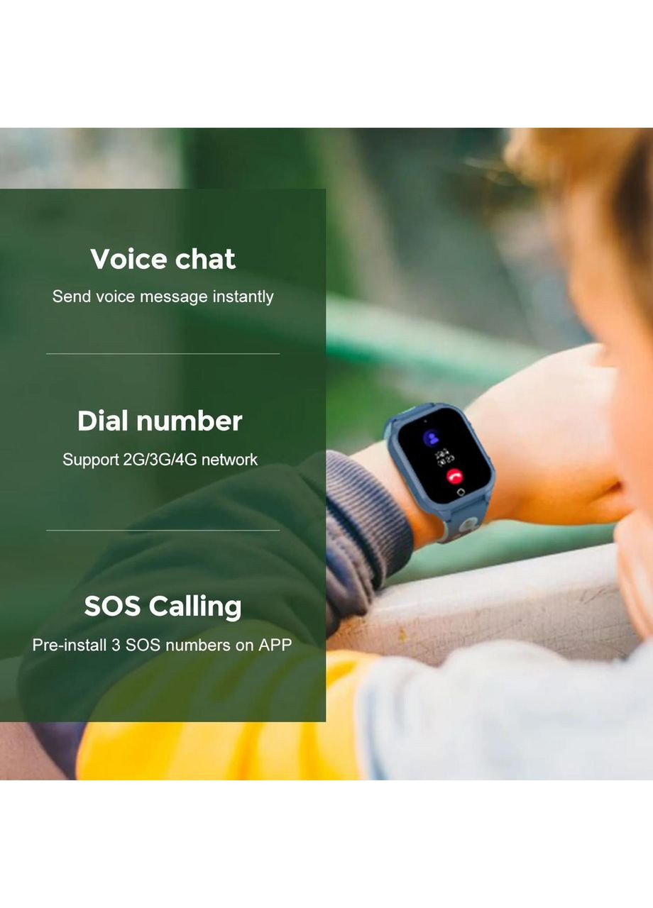 Детские смарт часы LT56 с SIM картой и прослушиванием + 2 сменных куорпуса в комплекте 4G и GPS Lemfo (362411144)