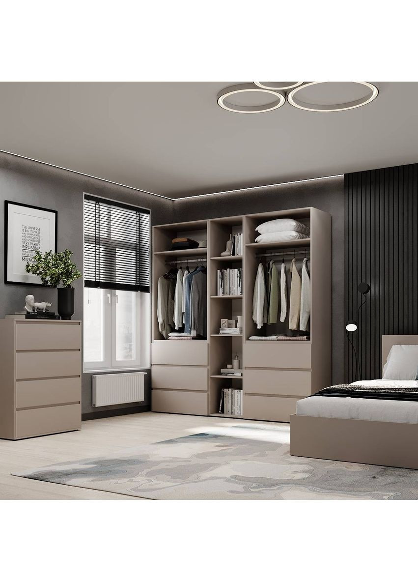 Шафа розпашна комбінована №6 Light 2000x500x2200 (LTK0614000000) Art In Head (342323509)