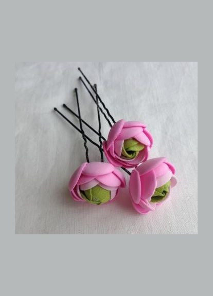 Шпильки для волос с цветами ручной работы "Ранункулюс " No Brand (349842689)