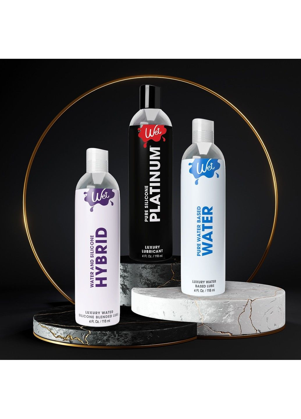 Лубрикант на водной основе Water-Based, 3785 мл Wet (315425731)