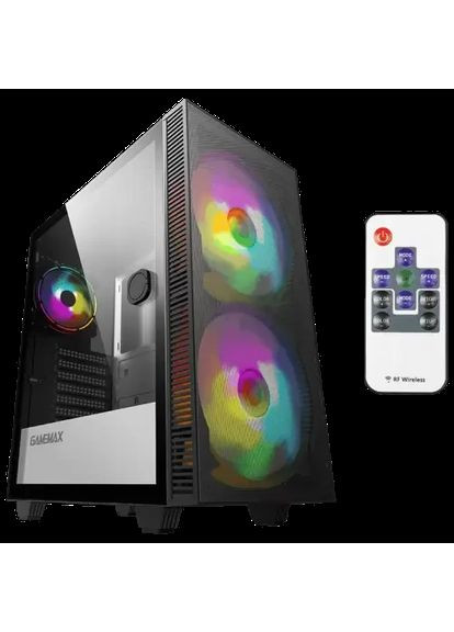 Корпус Aero Black, без БЖ, ATX GameMax (369158139)