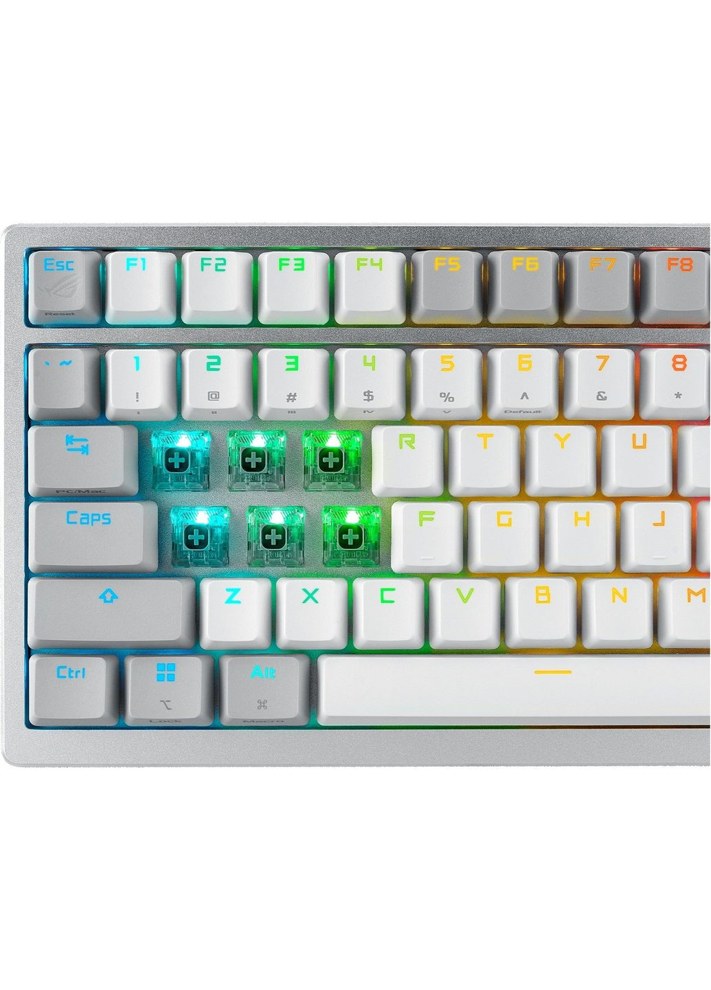 Клавиатура беспроводная ROG Azoth RGB WL BT White (90MP031ABKUA11) Asus (314979493)