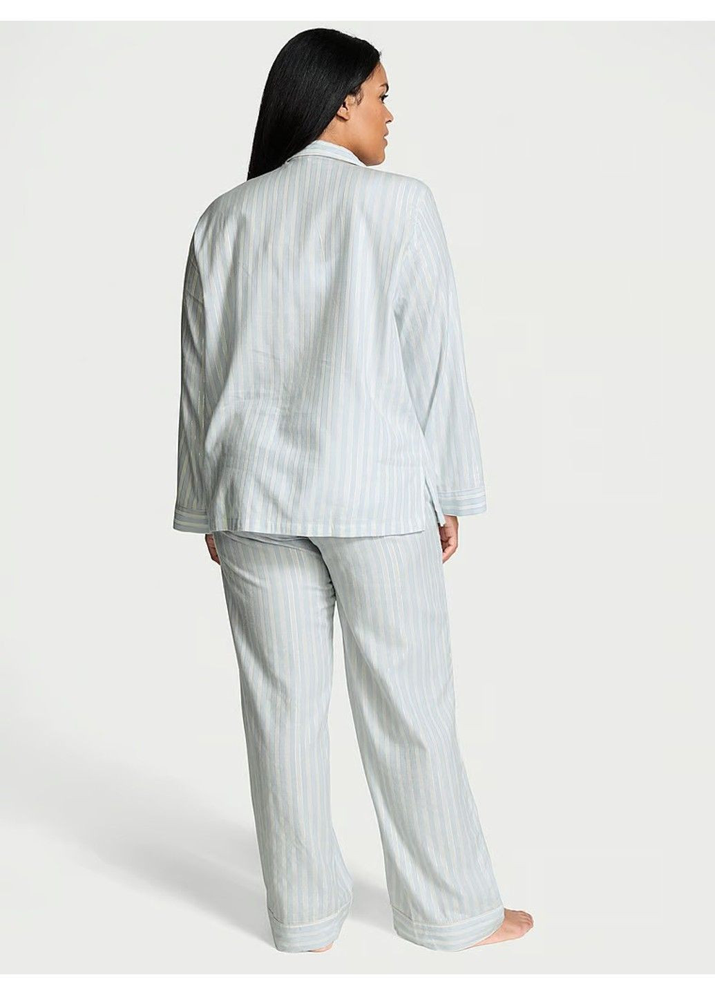 Комбінована всесезон фланелева піжама flannel long pajama set Victoria's Secret