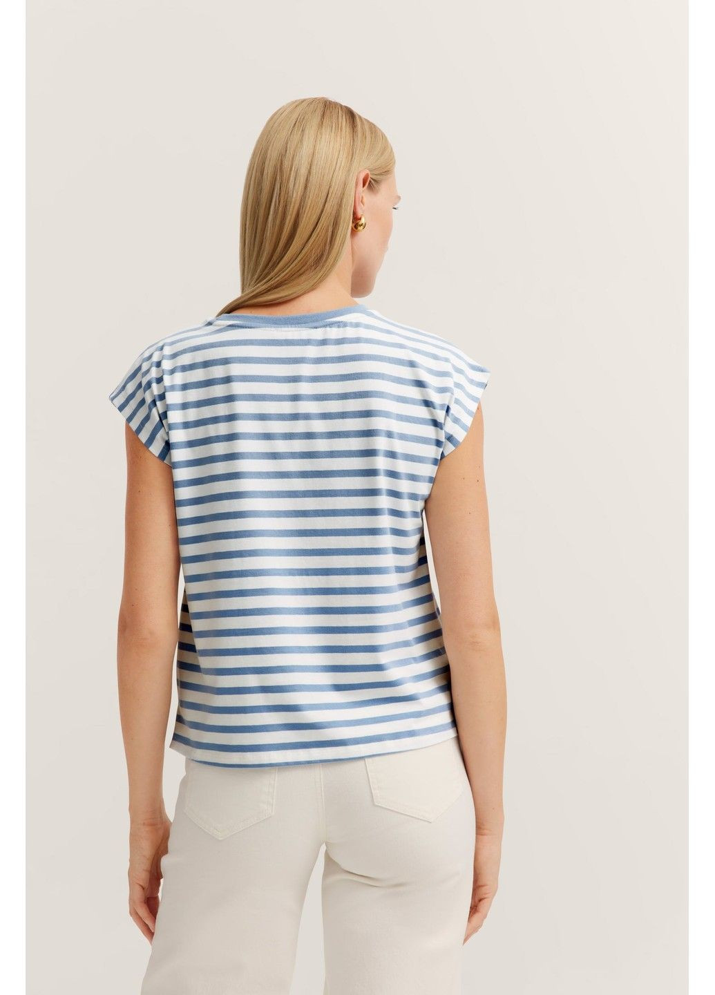 Женская футболка Голубой Bugatti - (327276741)