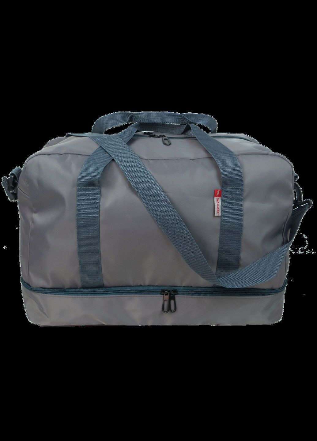 Дорожная сумка с отделом для обуви 40L Серый Wallaby (331283393)