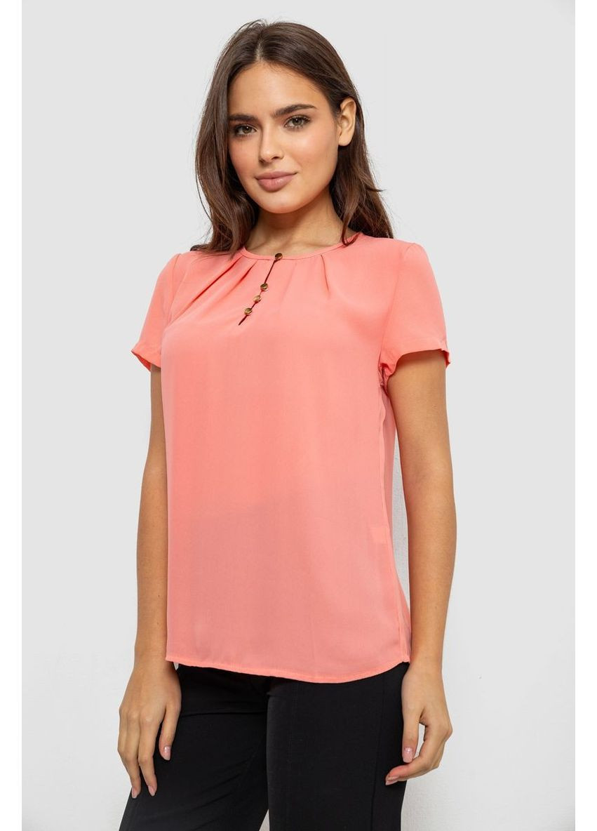 Персикова блуза однотонна Ager 230R112