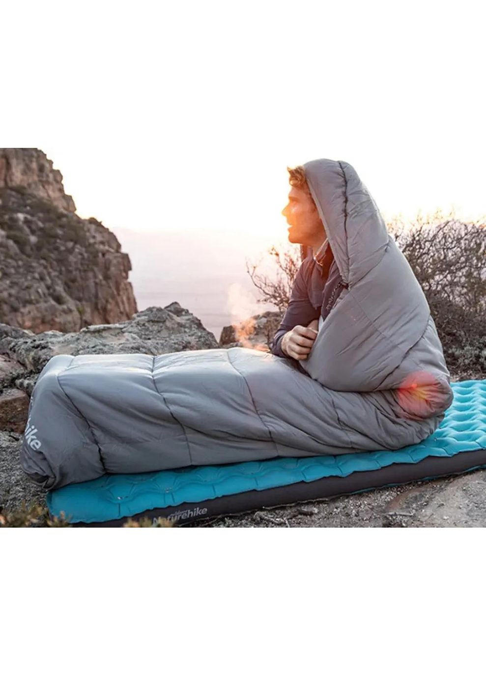 Спальний мішок M300 CNK2350WS023 Left Grey Naturehike (366420809)