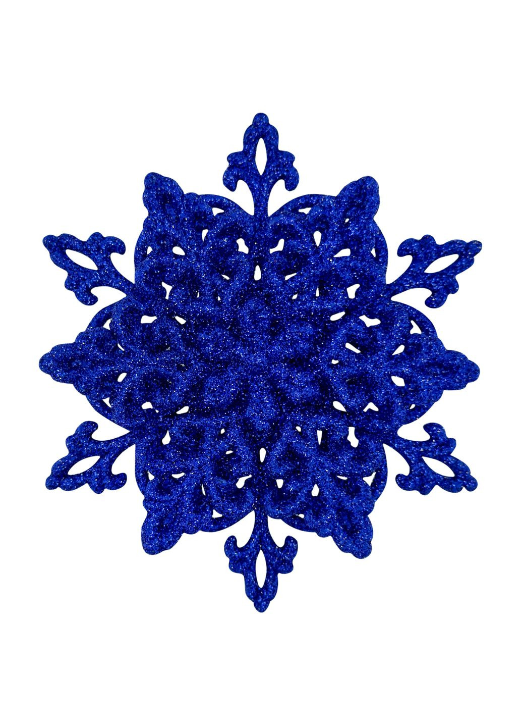 Новорічна підвіска Сніжинка Кристал обє’мна 12х12х4 см білий MIS LT (365627506)