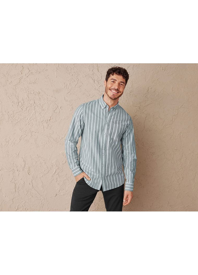 Зеленая классическая рубашка Livergy