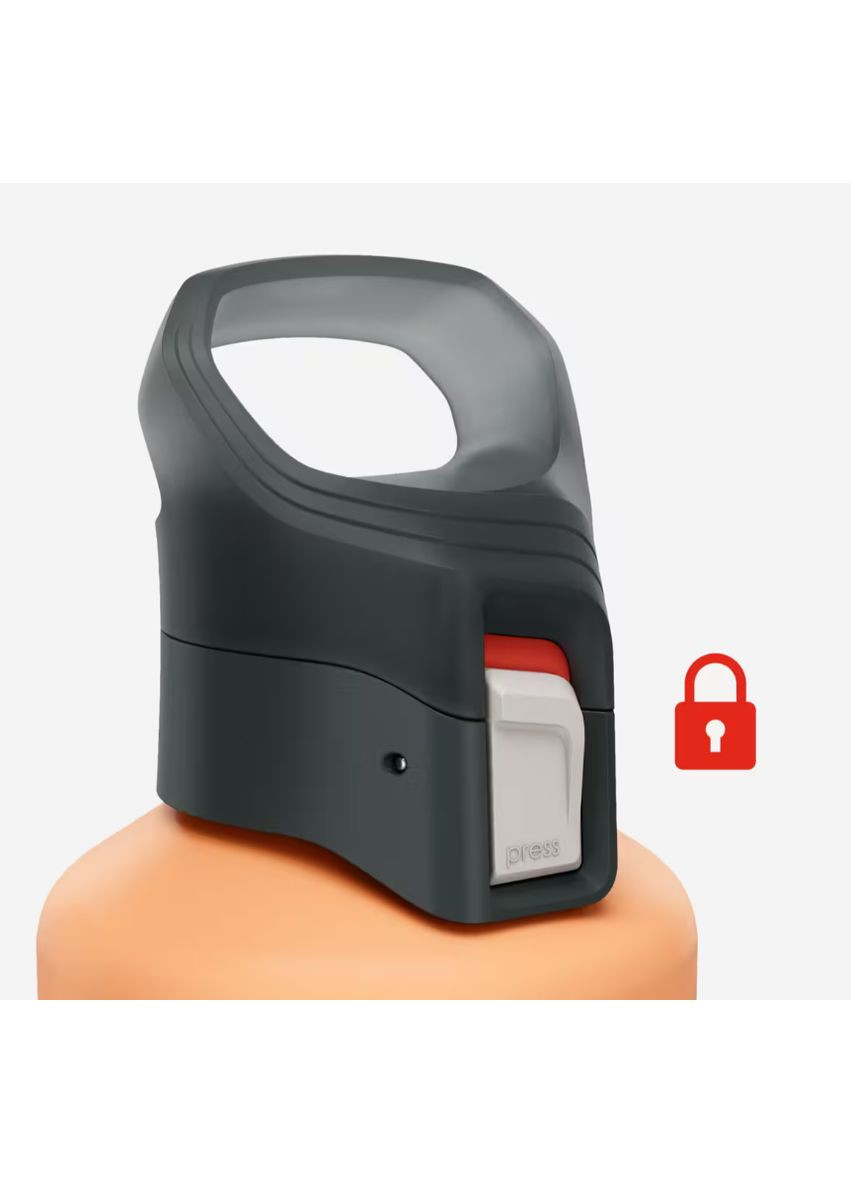 Алюмінієва Фляга для Туризму і Походів 1л з Кришкою Quechua (363823387)