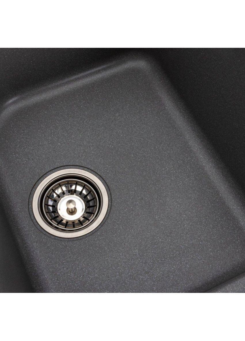 Гранитная мойка для кухни 7950 Equatoria матовый Серый муссон Valeso (365877835)