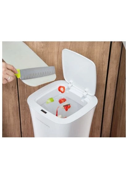 Контейнер для сміття Ninestars Waterproof Induction Trash White (DZT-10-11S) Xiaomi (397607514)