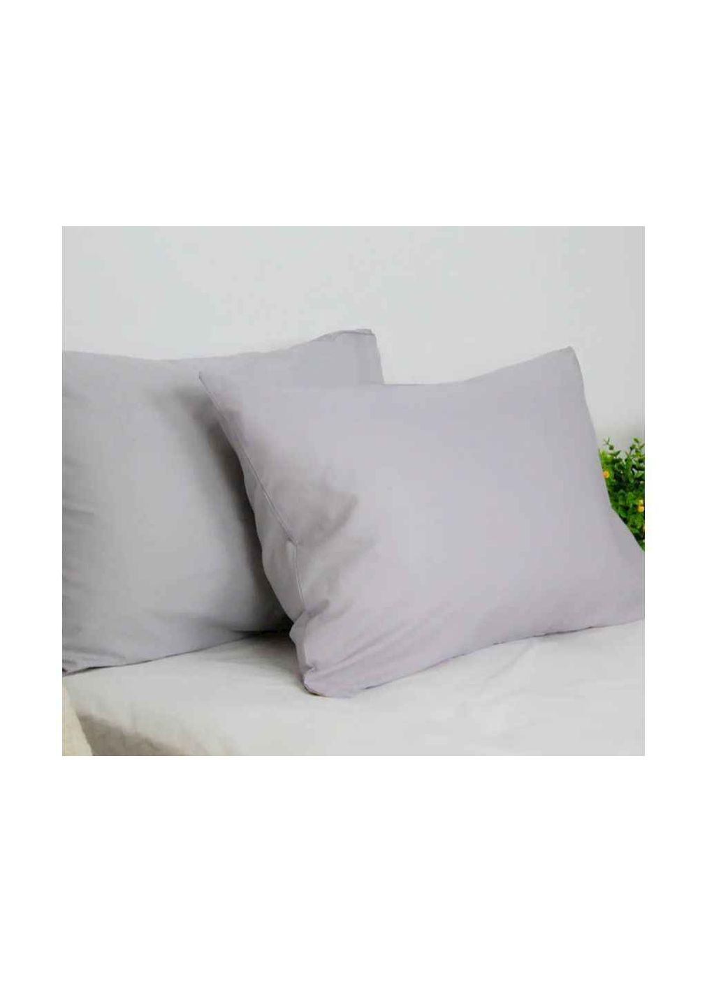 Комплект наволочок ранфорс сірий ТЕП (357217218)