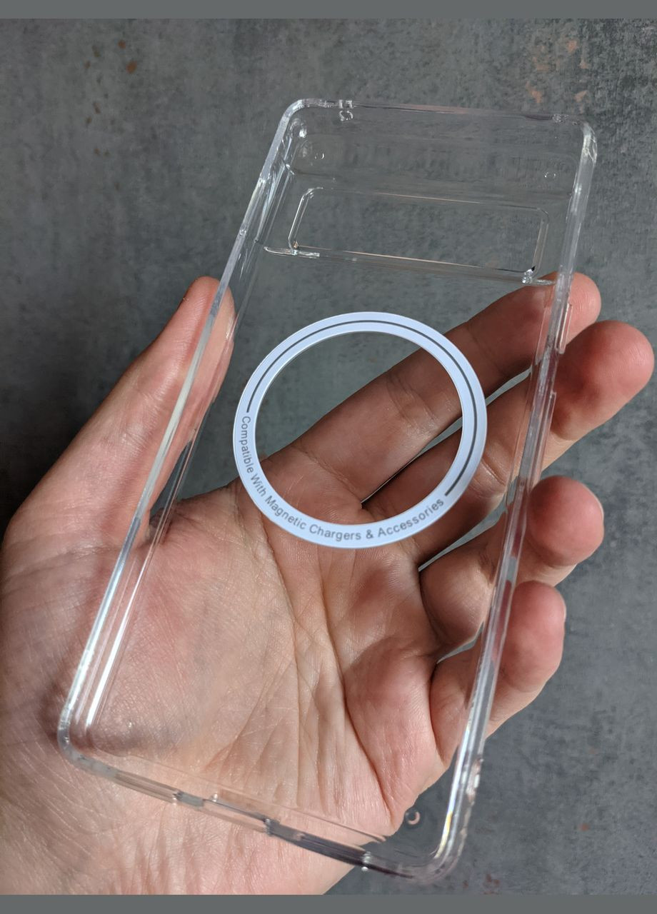 Протиударний чохол для Google Pixel 7 Прозорий MagSafe Ultimate Experience (322918761)