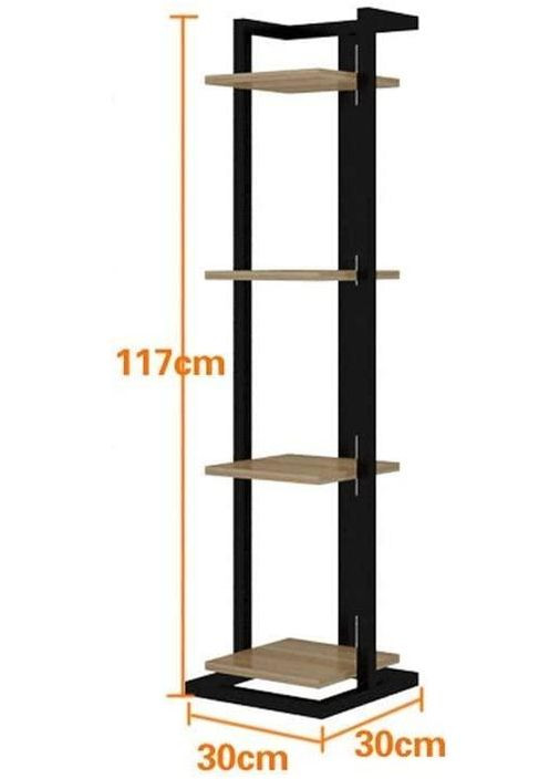 Підставка для квітів з дерева Шанцелярія 4 венге-бланже (ЦВТ-41031201) No Brand (328225098)