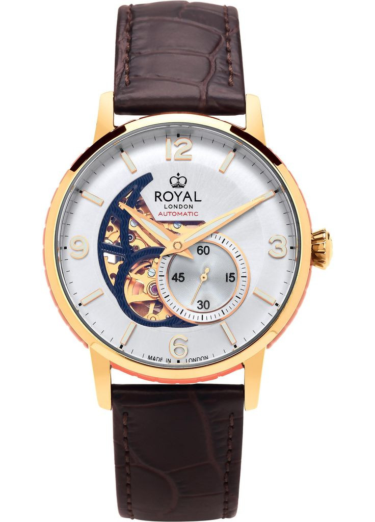 Часы W1 41400-03 механика с автоподзаводом классические Royal London (283622315)