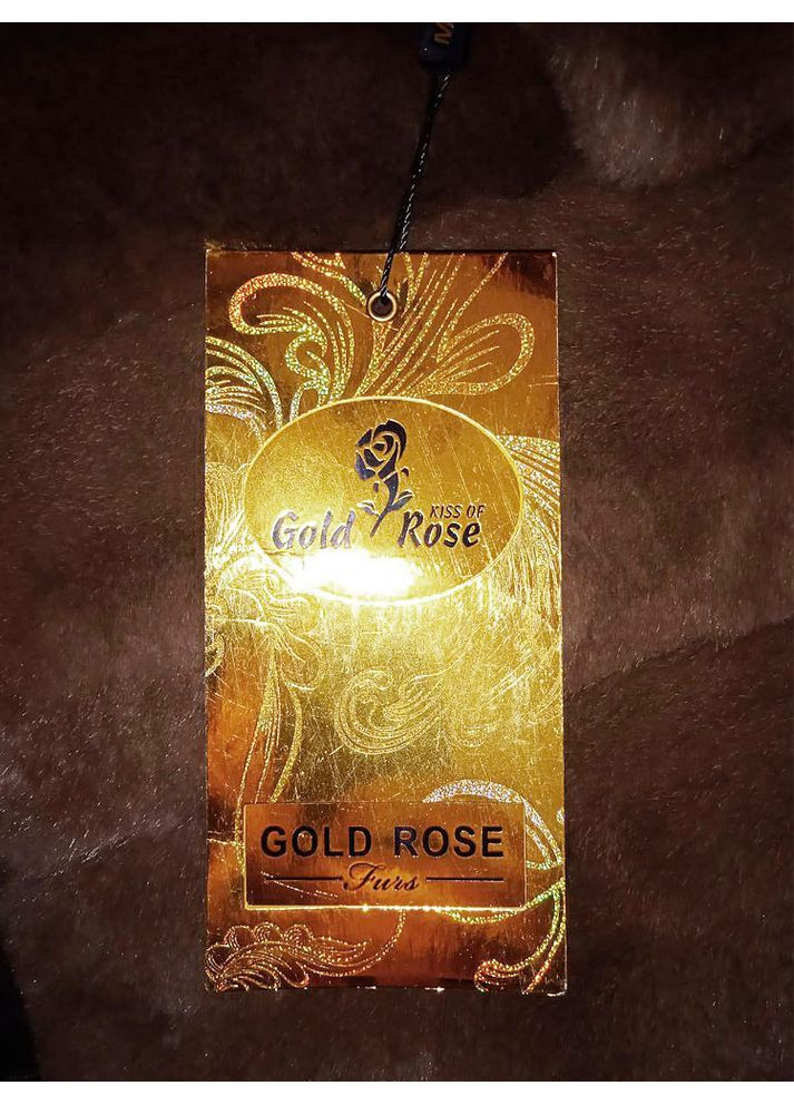 Напівшубка з натурального хутра кролик шиншилла-рекс, коричневого кольору. Розмір 46-48 (М-L) арт. No Brand 288 (368706858)