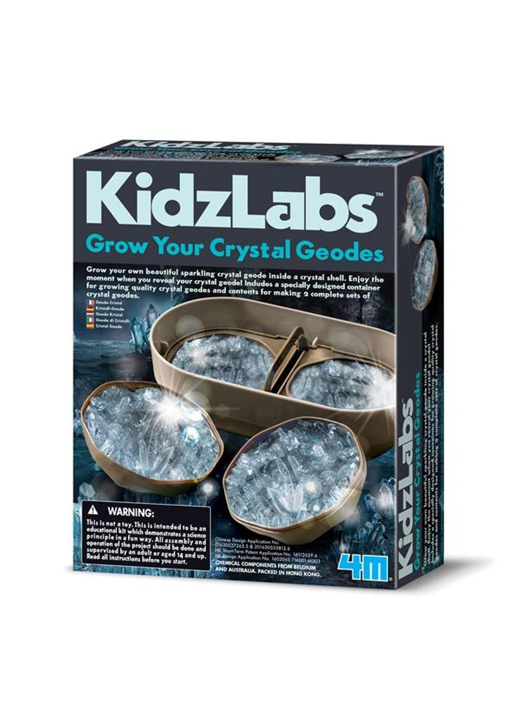 Набор для исследований 4М Выращивание кристаллов Жеода (00-03919/EU) 4M (331298192)