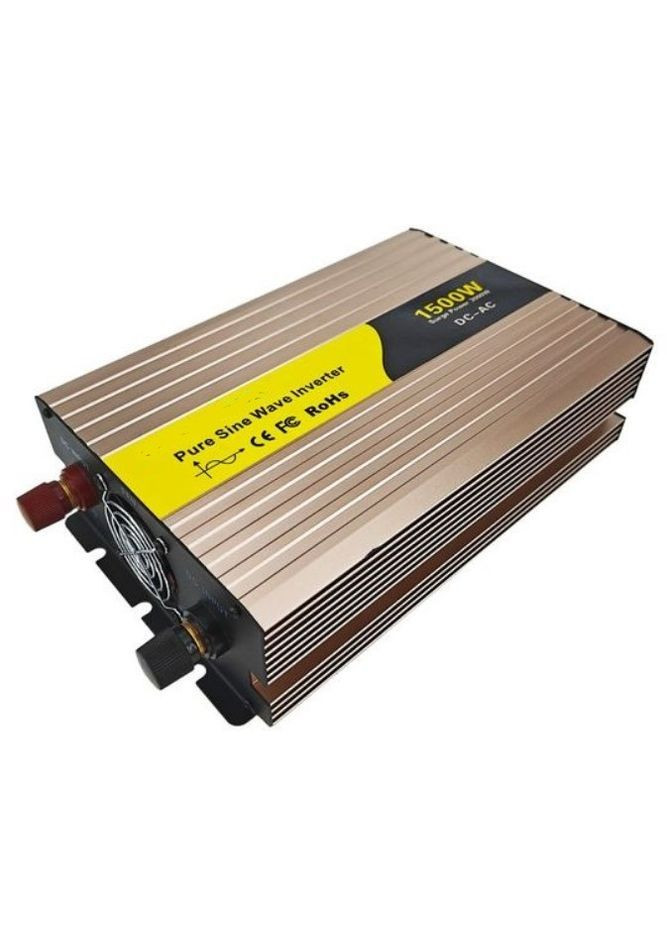 Автомобільний інвертор Pure Sine Wave Inverter 12В-220В перетворювач 1500 Вт із чистою синусоїдою (2104618826) No Brand (369963248)
