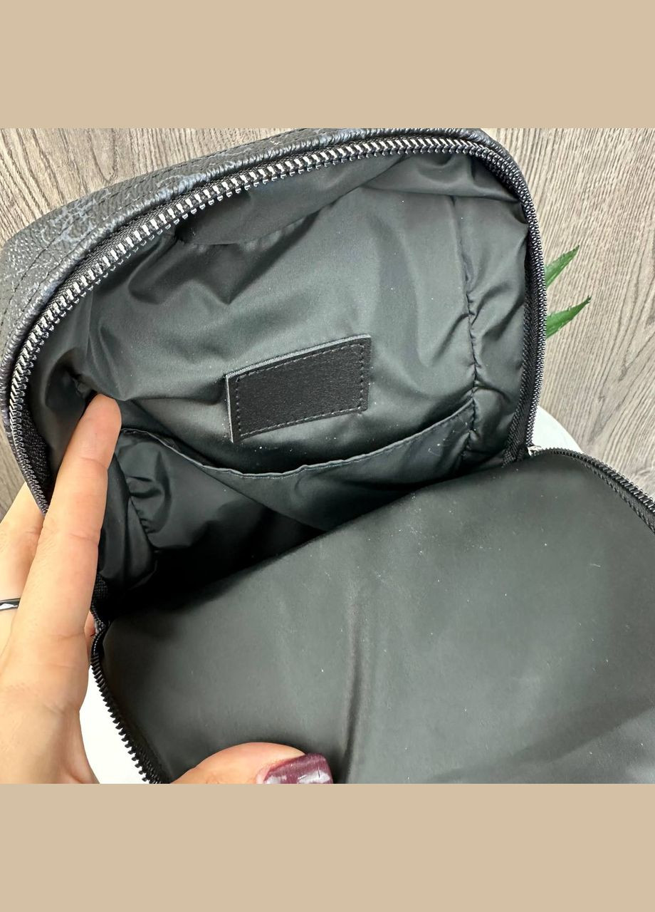 Мужская сумка бананка слинг Eton нагрудная кросс боди черная Turkey (340113320)