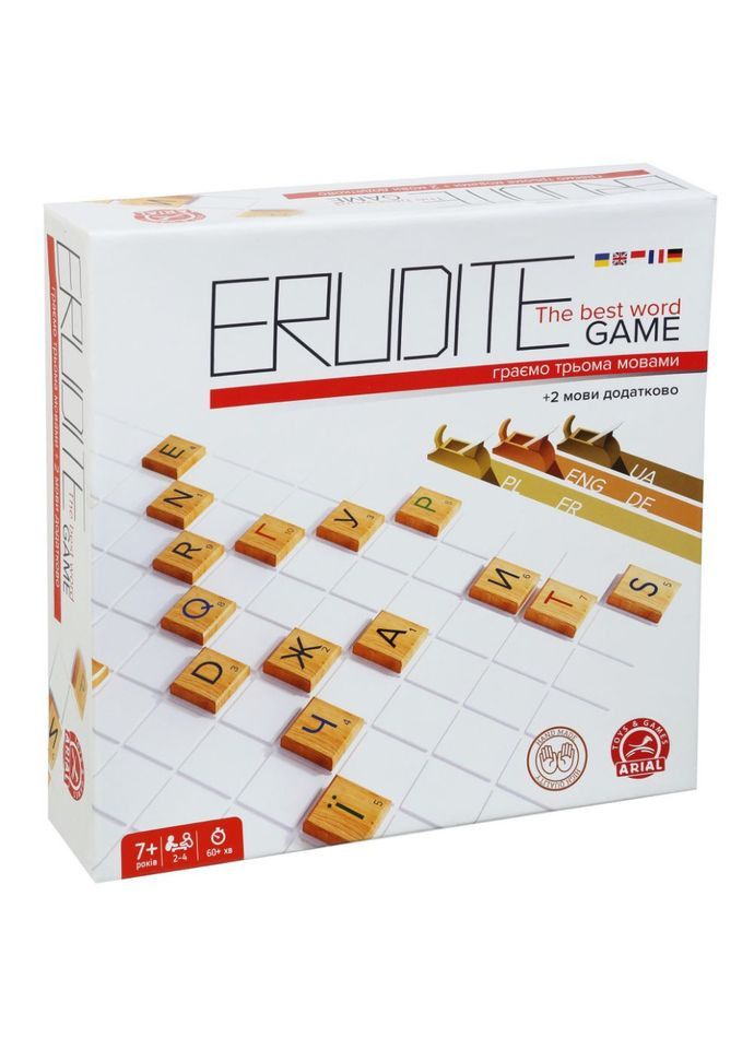 Настольная игра ERUDITE 910466 три языка Arial (362587275)
