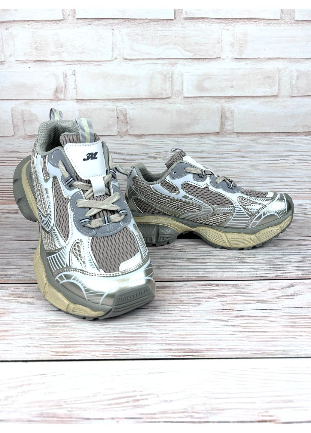 Жіночі кросівки сірі низькі демісезонні кросівки спортивні із текстилю на масивній підошві для прогулянок No Brand сірі демісезони (361970609)