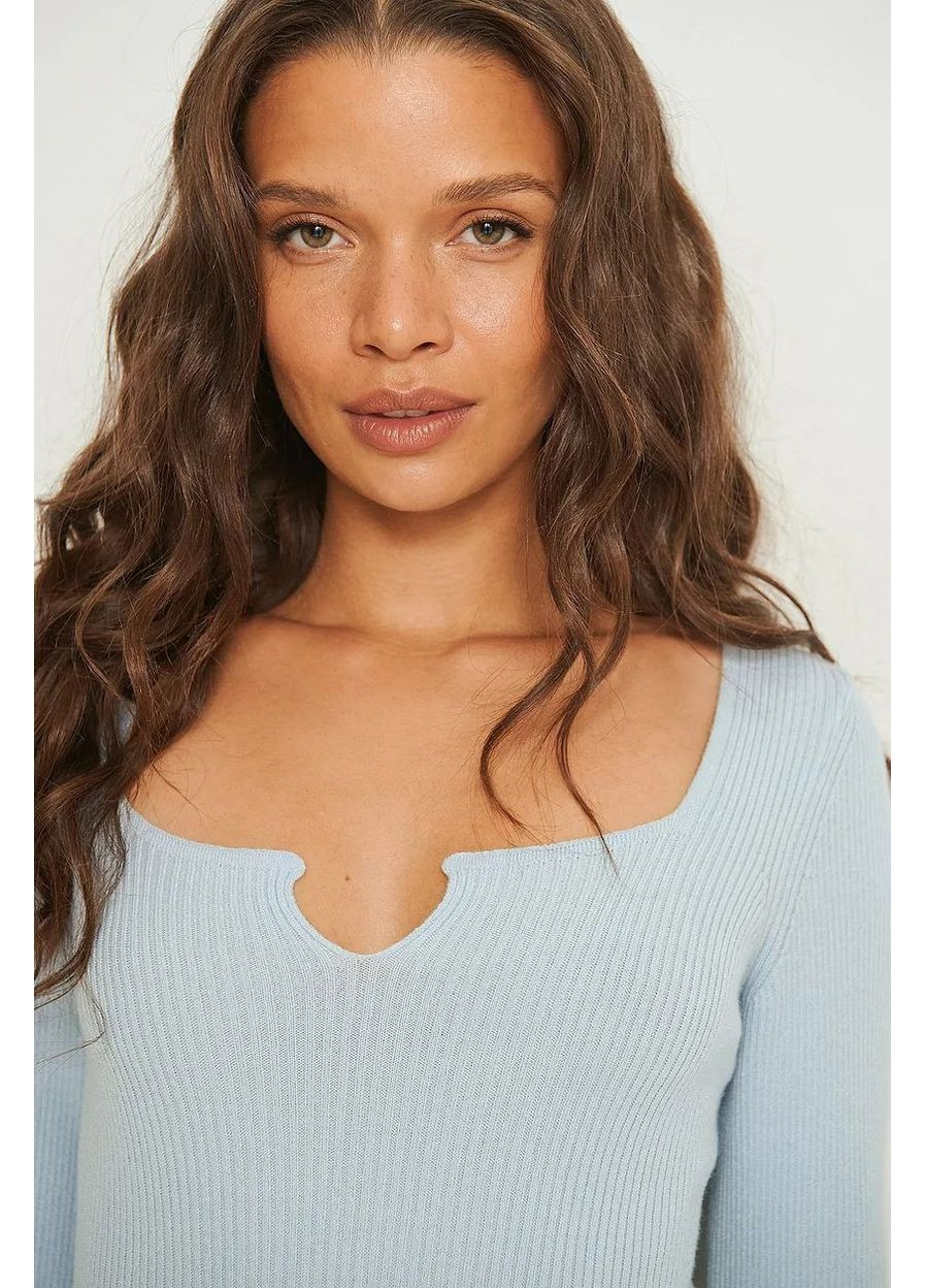 Голубой джемпер демисезон,голубой, NA-KD