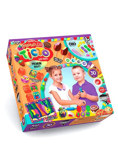 Набор творчества Тесто для лепки Master Do коробка 30 цветов*20г Dankotoys (301990157)