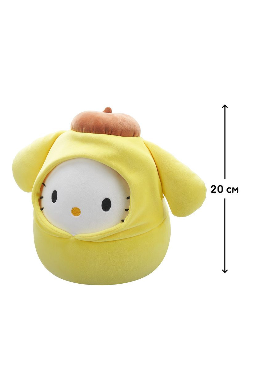 М'яка іграшка Хелоу Кітті в образі Помпомпурін (20 cm) Squishmallows (308796237)
