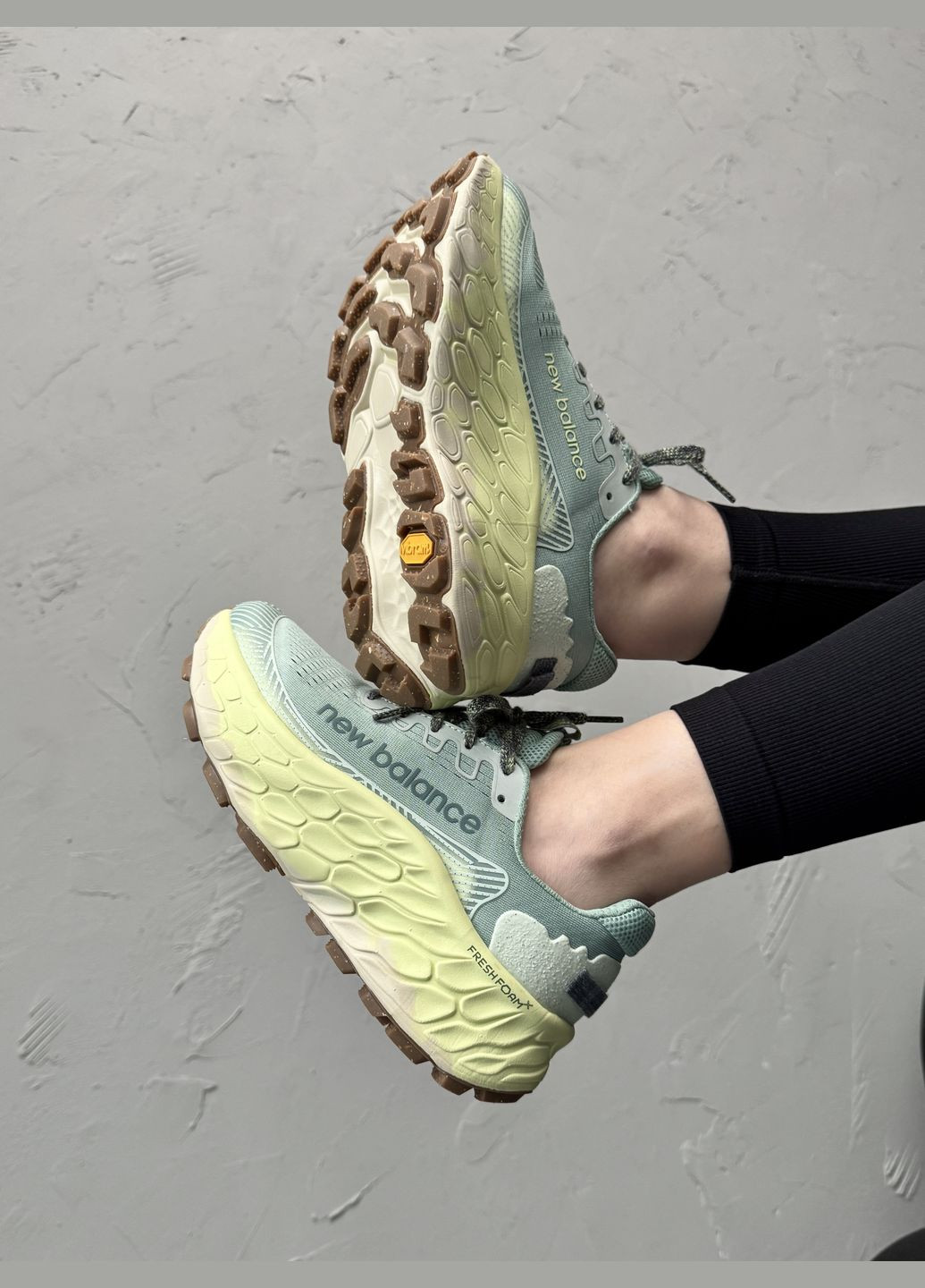Кроссовки женские New Balance Fresh Foam Mint Lemon | Нью Беланс Фреш Фоам лайм No Brand лаймы демисезоны (338793309)
