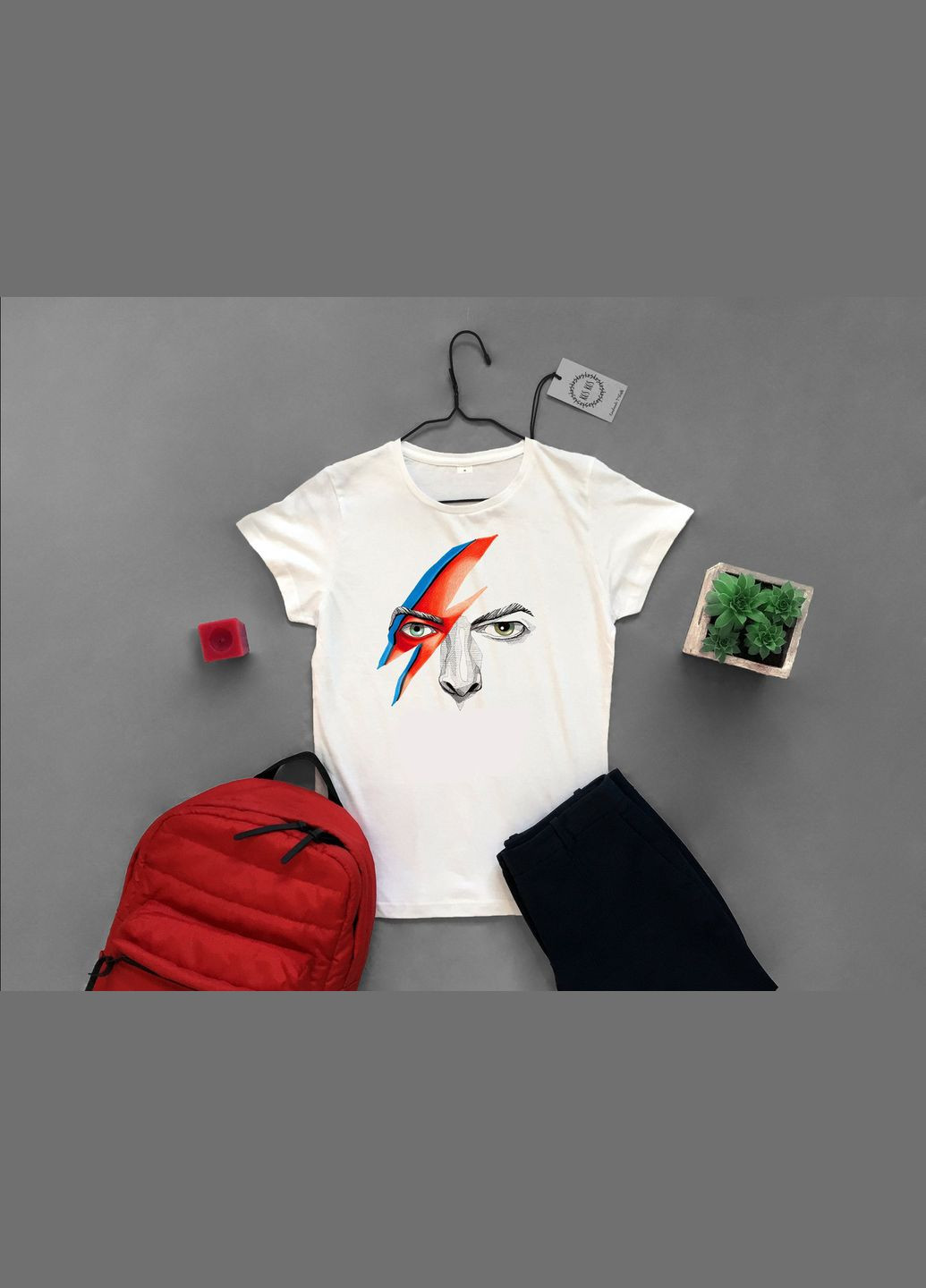 Футболка YOUstyle Bowie eyes 0536 Gildan (279540295)