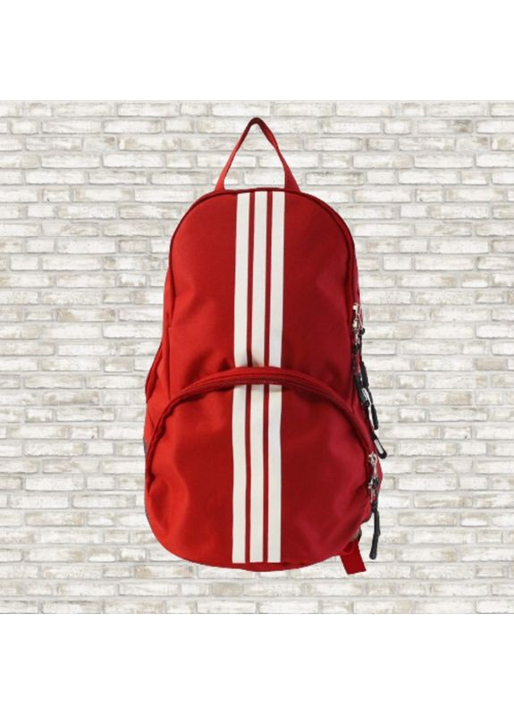 Стильний молодіжний рюкзак зі смужками Червоний (1430201333) Wallaby (361244925)